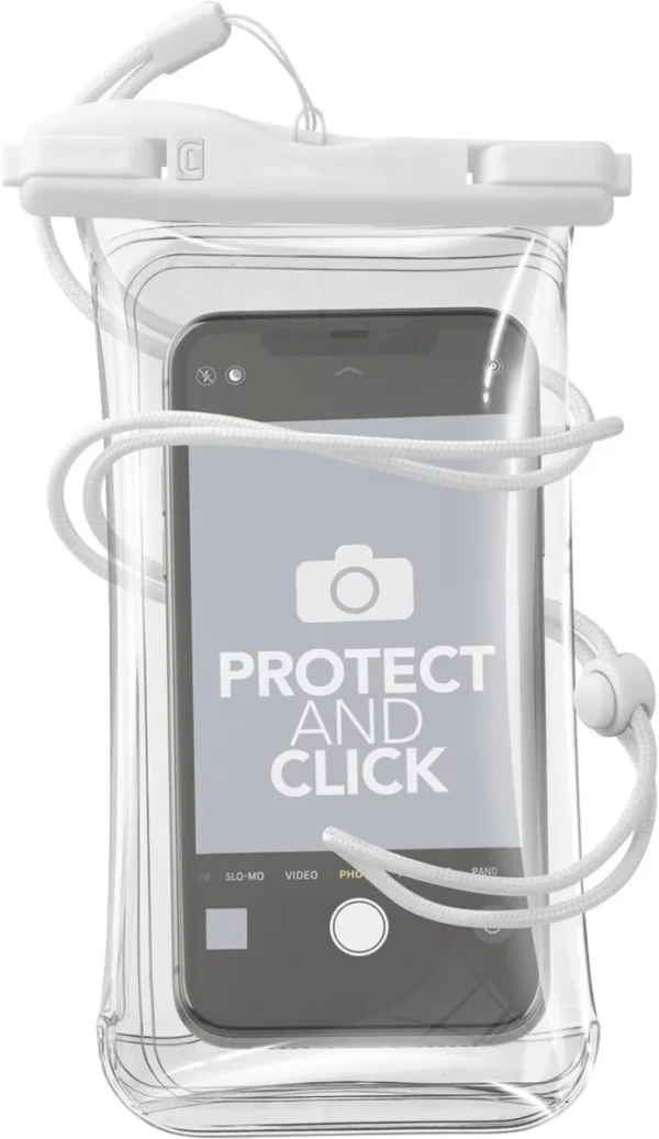 Wasserfeste Handy Hülle Schutzhülle mit Band Cellularline VOYAGER IPX8 8x16cm